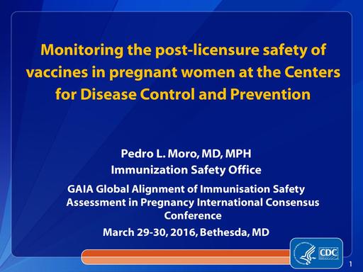 Vaccine Monitoring Dr Pedro Moro