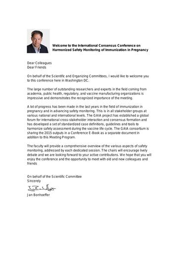 Welcome Note Dr  Jan Bonhoeffer