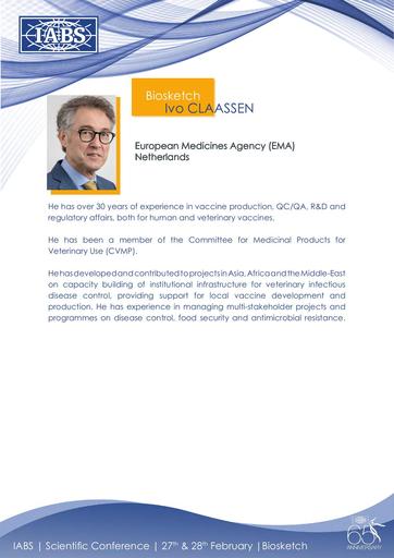 IABS IVO CLAASSEN BIOSKETCH