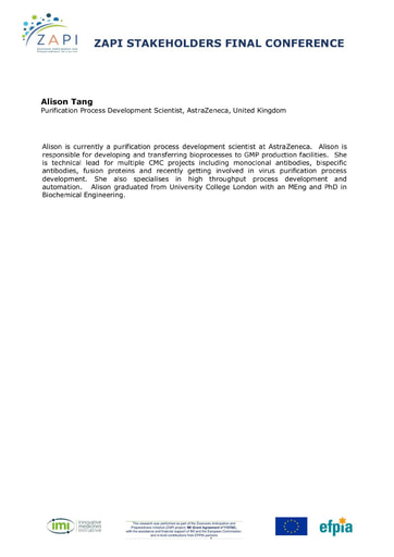 Biosketch Alison Tang