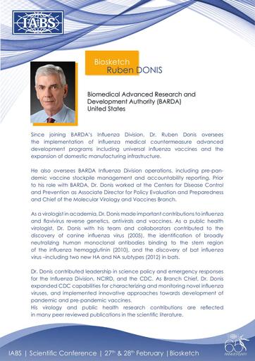 IABS RUBEN DONIS BIOSKETCH