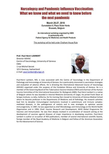 Prof  Paul Henri Lambert (1)