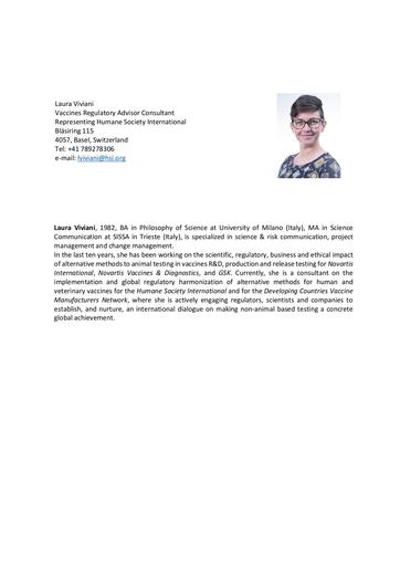 Biosketch   Laura Viviani