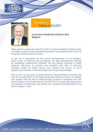 IABS PIERRE MEULIEN BIOSKETCH