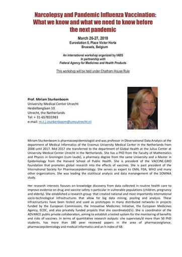Dr  Miriam Sturkenboom (1)