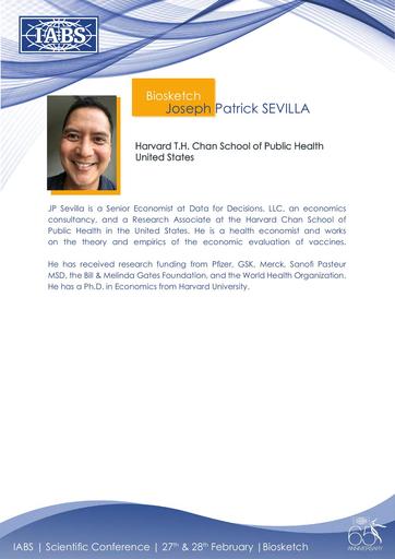 IABS JP SEVILLA BIOSKETCH