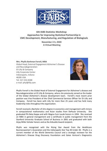 Biosketch Phyllis Ferrell