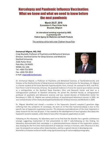 Prof  Emmanuel Mignot
