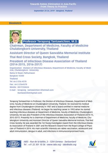 Professor Terapong Tantawichien