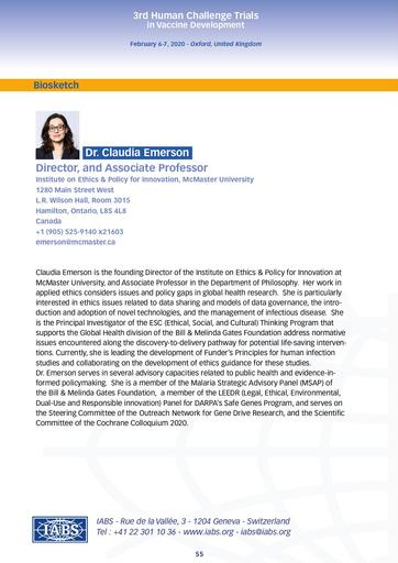 Dr  Claudia Emerson