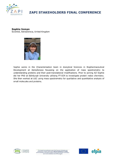 Biosketch Sophie Inman