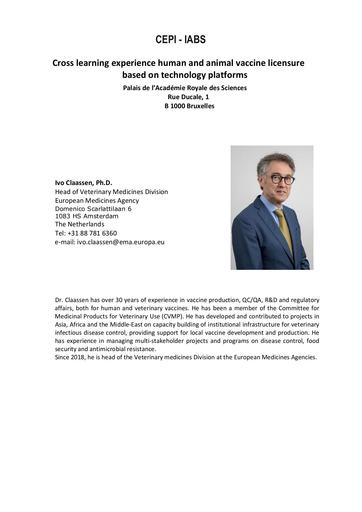 Biosketch Ivo Claassen