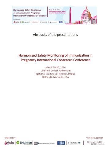 Conference abstracts