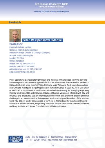 Peter JM Openshaw